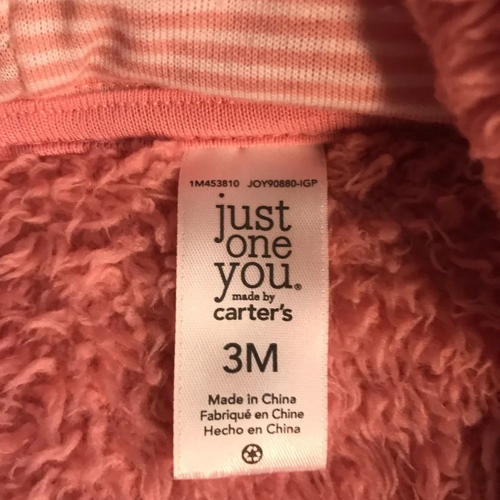 Carter’s Just One You 3M Pink One Piece Outfit - Picture 4 of 11